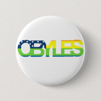 OBYLES Regenbogen-Flagge Button