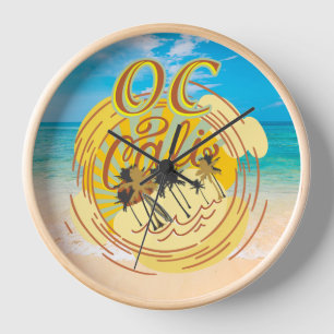 OC Cali Orange County Kalifornien Strand Sonne Sur Uhr