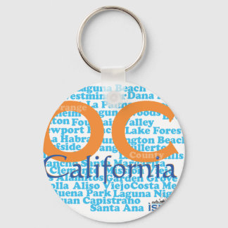 OC - Orange Landkreis, Kalifornien Schlüsselanhänger