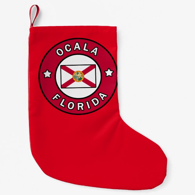 Ocala Florida Kleiner Weihnachtsstrumpf (Vorderseite)