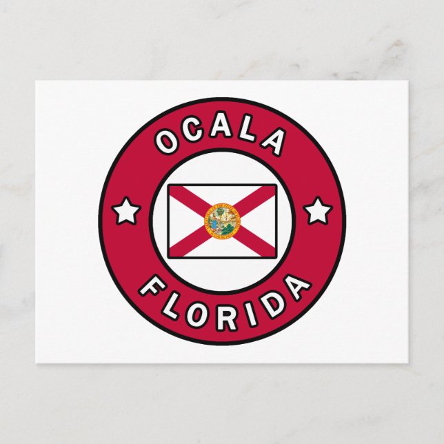 Ocala Florida Postkarte (Vorderseite)