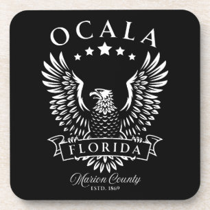 Ocala Marion County Florida Vintage Adler Getränkeuntersetzer