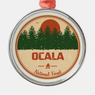Ocala National Forest Ornament Aus Metall