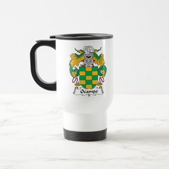 Ocampo Familienwappen Reisebecher