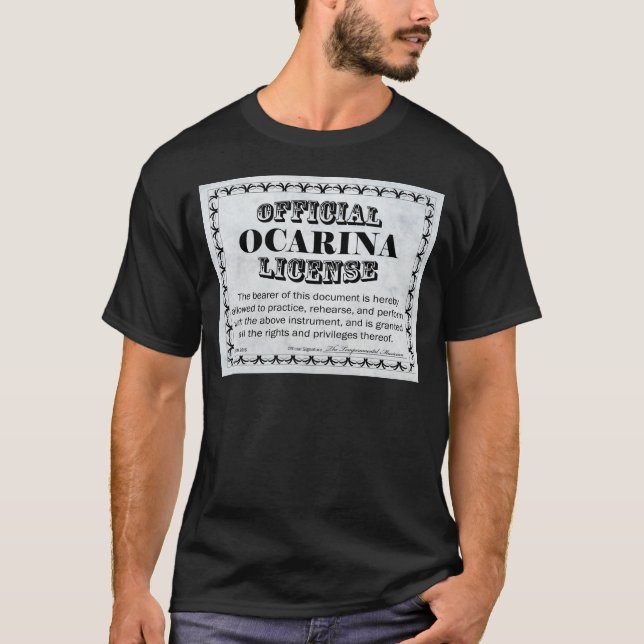 Ocarina-Lizenz T-Shirt (Vorderseite)