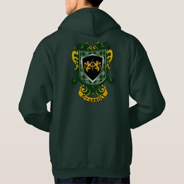 O'Carroll/Carroll Irish Shield Hoodie (Rückseite)
