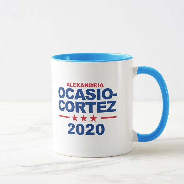 Ocasio-Cortez 2020 Tasse (Rechts)