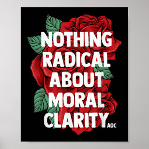 Ocasio Cortez Zitat Sprichwort Slogan Aoc Liberal  Poster