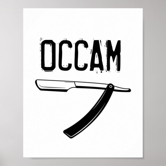 Occam-Razor Poster (Vorne)