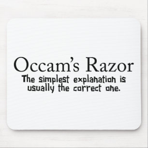 Occams Rasiermesser Mousepad