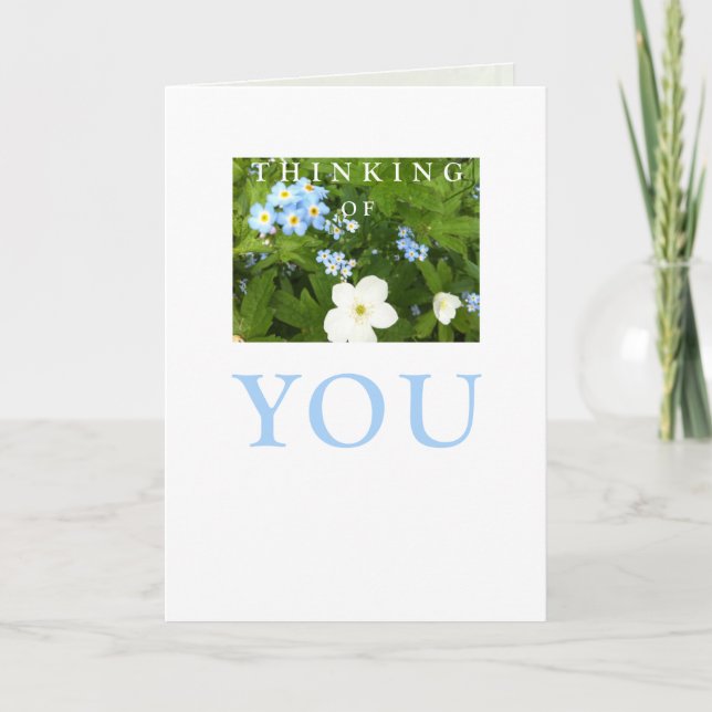 Occasion Card: Denken Sie an Sie Karte (Vorderseite)