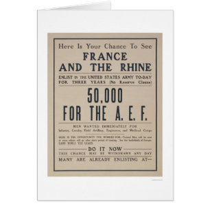 Occasion de voir la France et le Rhin - enrôler