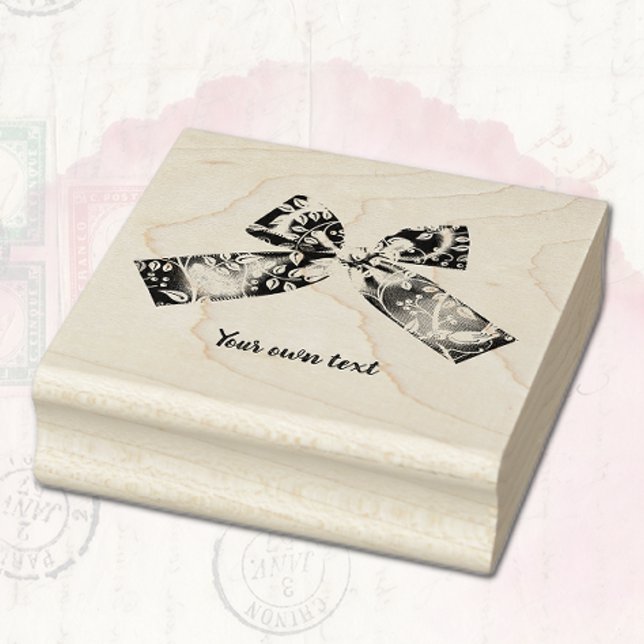 Occasions Satin Bow Rubber Briefmarke Gummistempel (Von Creator hochgeladen)