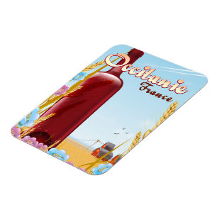 Occitanie Frankreich Landschaftsposter Magnet