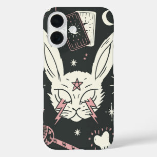 Occult Bunny Power Spooky Witchcore iPhone 16 Hülle