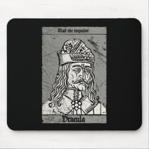 Occult Dracula - Vlad The Impaler Horror Vampire Mousepad