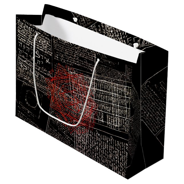 Occult Gift Bag Große Geschenktüte (Vorderseite Schrägansicht)
