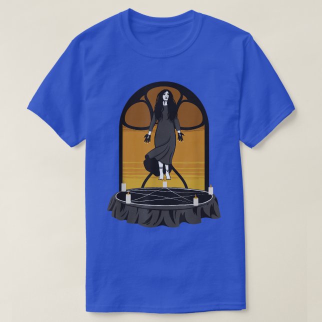 Occult Satanic Hexe T-Shirt (Design vorne)