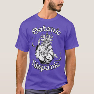 Occult Satanism Goth Baphomet Satanic Hispanic T-Shirt
