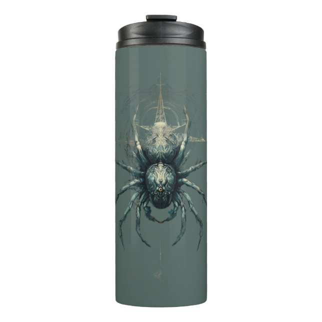 Occult Spider Mystic Geometry Dark Art Thermosbecher (Vorderseite)