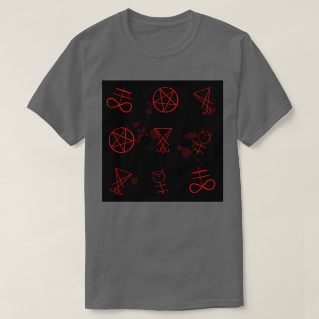 Occult-Symbole T-Shirt (Design vorne)