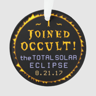Occulte drôle solaire total d'éclipse le 21 aoû