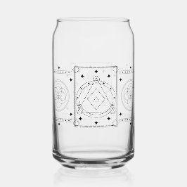 Occulte Géométrie Sacrée Enveloppement en verre cé