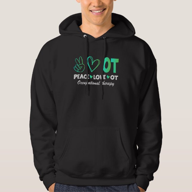 Occupational Therapist Funny Pediatric OT Month  1 Hoodie (Vorderseite)