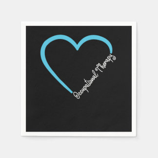 Occupational Therapist Occupational Therapy Heart Serviette
