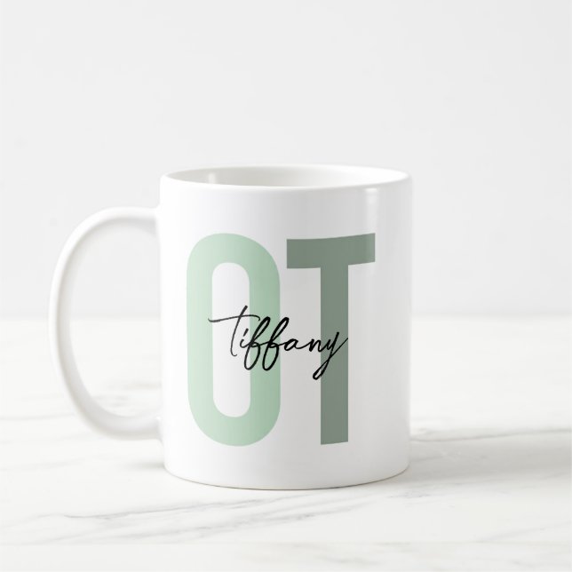 Occupational Therapy Mug • Custom OT Coffee Mug •  Kaffeetasse (Links)