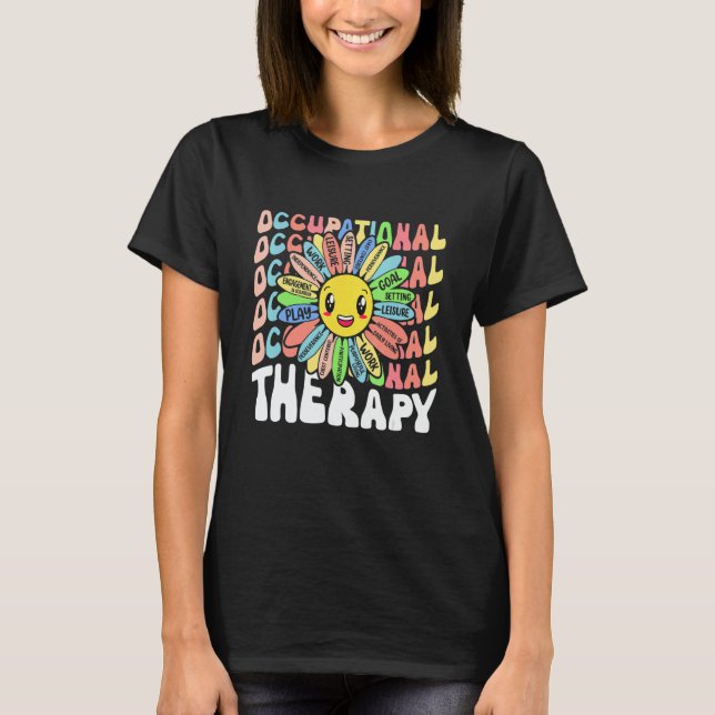 Occupational Therapy OT Therapist Cute OT Month Fl T-Shirt (Vorderseite)