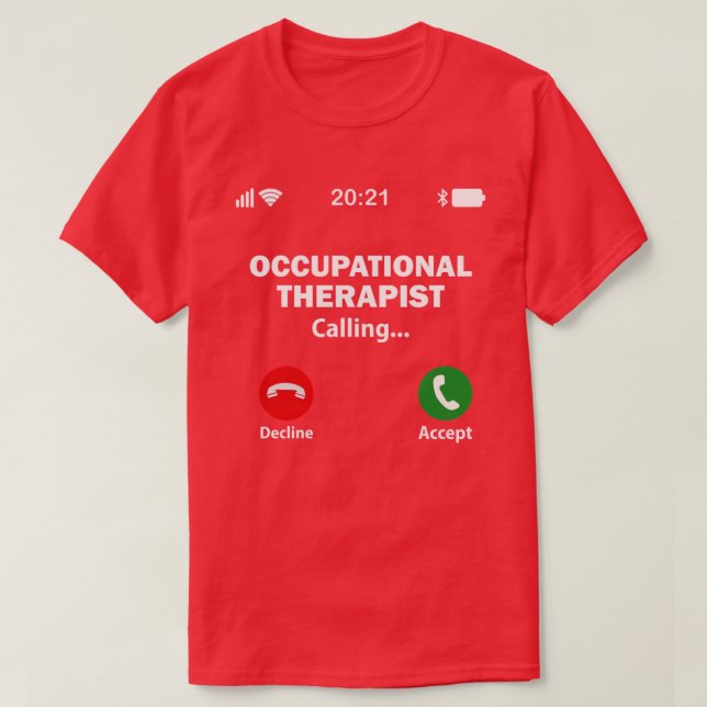 Occupational Therapy OT Therapist Inspire OT Month T-Shirt (Design vorne)
