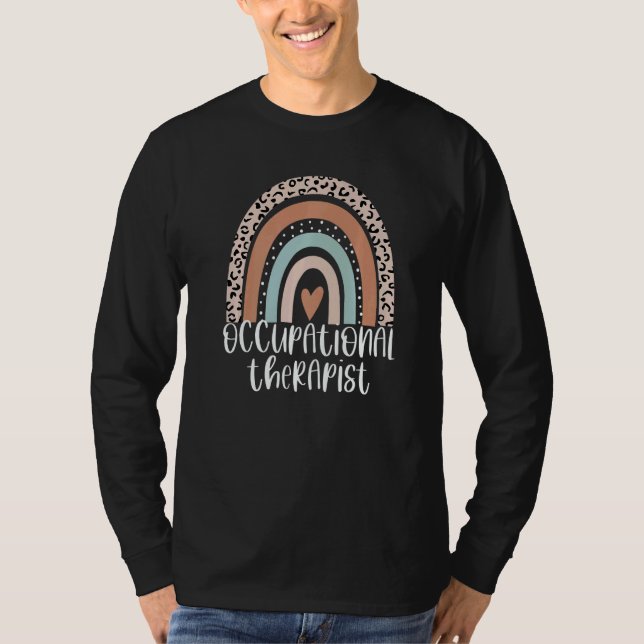 Occupational Therapy OT Therapist OT Month Leopard T-Shirt (Vorderseite)
