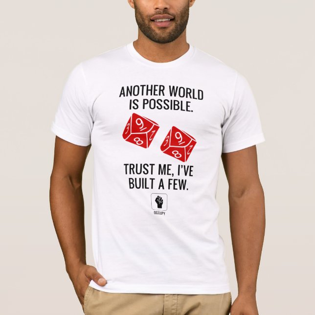 Occupez le jeu - un autre monde est T-shirt (Devant)