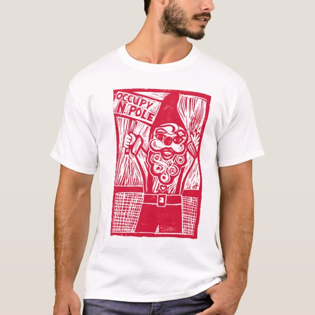 Occupez le T-shirt de Pôle Nord (Devant)