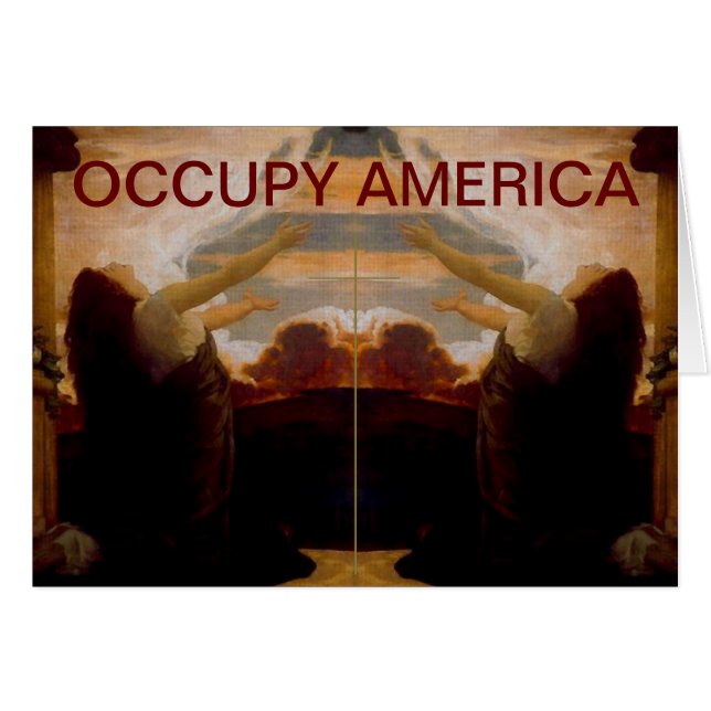 OCCUPY AMERICA (Vorderseite (Horizontal))