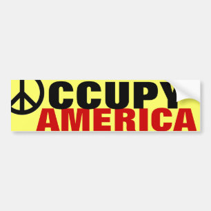 OCCUPY AMERICA AUTOAUFKLEBER
