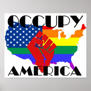 Occupy America LGBTQ Poster
