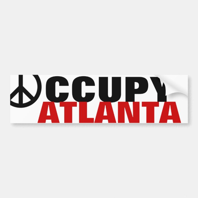 OCCUPY ATLANTA AUTOAUFKLEBER (Vorne)