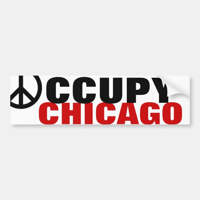 OCCUPY CHICAGO AUTOAUFKLEBER (Vorne)