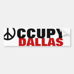OCCUPY DALLAS AUTOAUFKLEBER