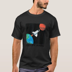 Occupy Mars Retro Vintag 3 T-Shirt