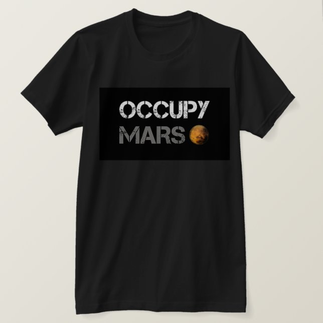Occupy Mars T - Shirt (Design vorne)
