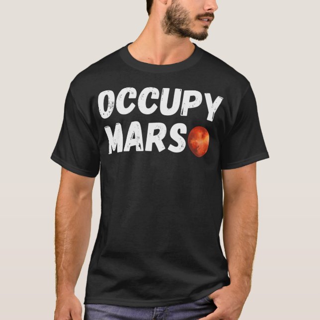 Occupy-Mars T-Shirt (Vorderseite)