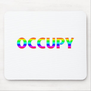 Occupy Rainbow Mousepad