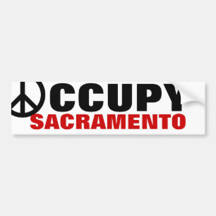 OCCUPY SACRAMENTO AUTOAUFKLEBER