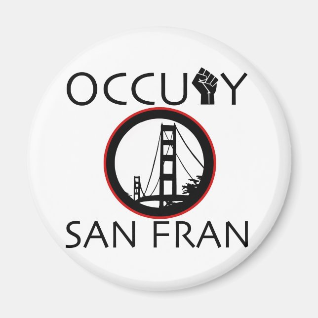 Occupy San Fransisco Magnet (Vorne)