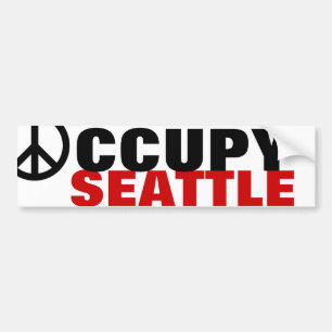 OCCUPY SEATTLE AUTOAUFKLEBER