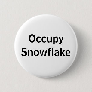 Occupy Snowflake Button