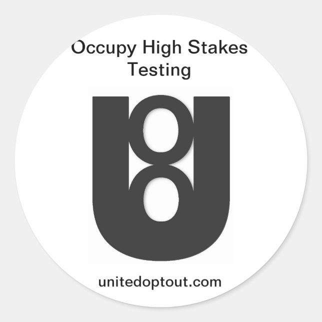 Occupy Testing Stickers (Vorderseite)